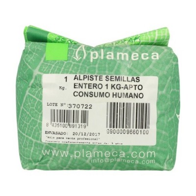 Alpiste semillas enteras apto consumo humano de Plameca Plameca PLA-008529 Plantas Medicinales salud.bio