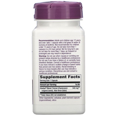 Aloelax (Aloe Vera y Semillas de Hinojo) 340mg de Nature's Way Nature`s Way NWY-00900 Laxantes salud.bio