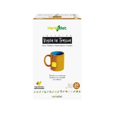 HERBODIET VIGILA LA TENSIÓN infusión de novadiet Novadiet NOV-00511 Ayuda Glucemia y Diabetes salud.bio