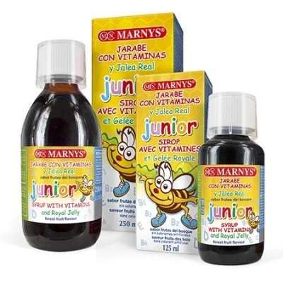 Jarabe Junior Multivitamínico con Jalea Real de MARNYS® Marnys  Sistema inmunitario salud.bio
