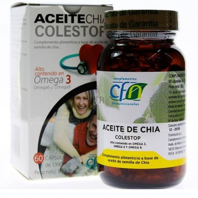 Aceite de CHIA COLESTOP Omega 3, 6, 9 de CFN CFN - CFN Complementos Fitonutricionales S.L. 2001274 Ayudas niveles Colesterol ...