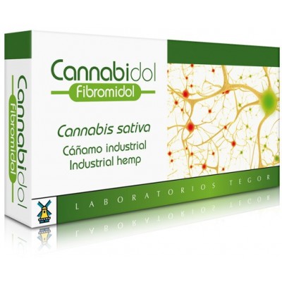 Fibromidol cannabidol de Tegor Tegor TC30550 Suplementos Naturales acción Analgesica, Antiinflamatoria, malestar, dolor salud...