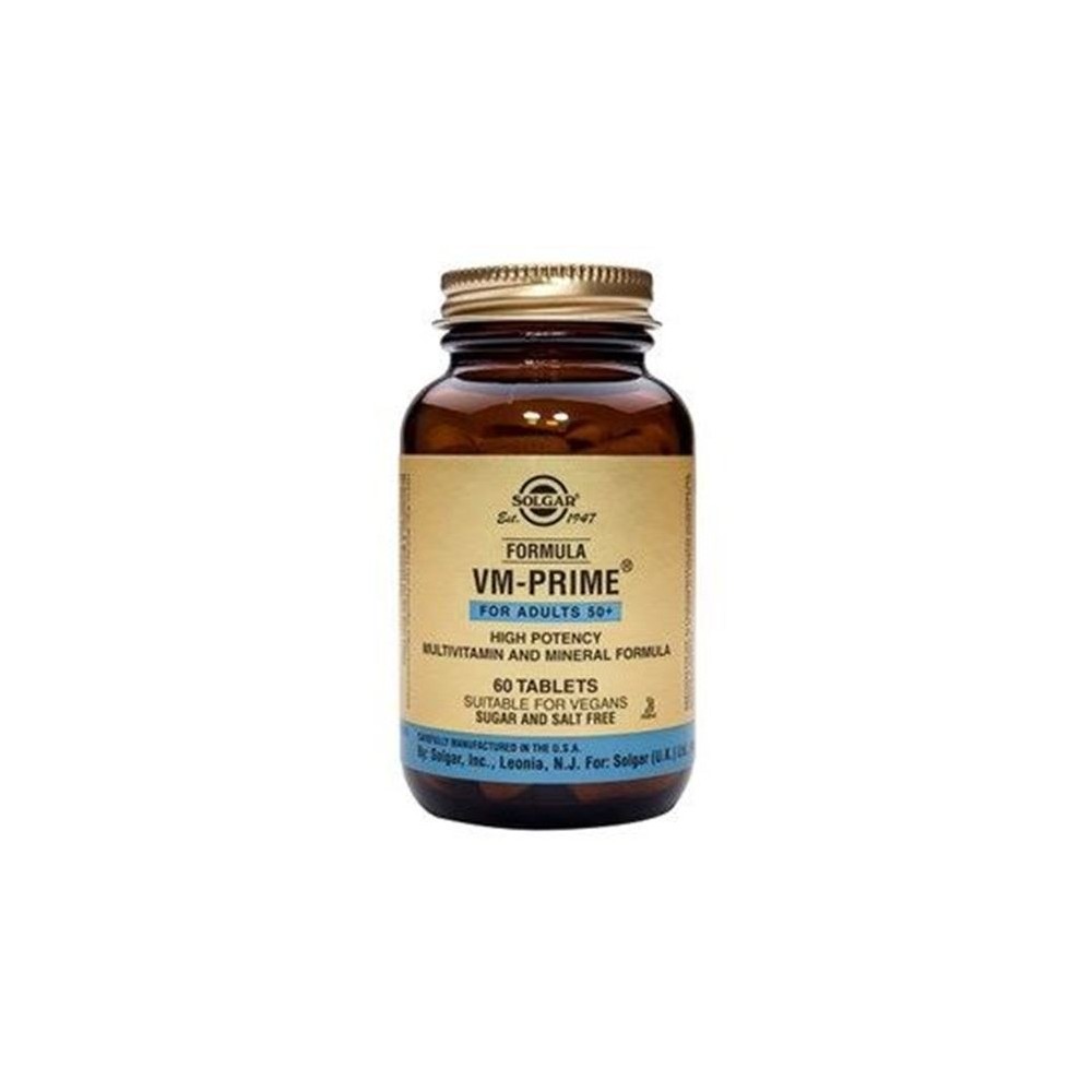 VM-Prime Adultos 50+ de Solgar Solgar 113625 Vitaminas y Multinutrientes salud.bio