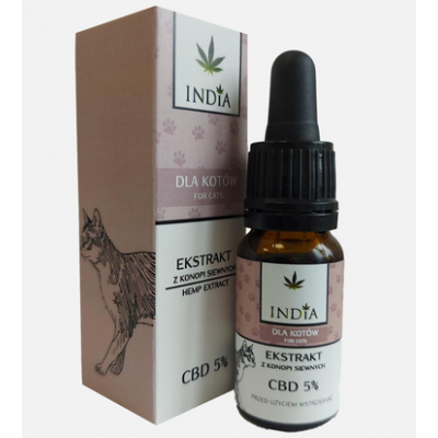 Extracto de CBD 5% para Gatos de India Lab India Cosmetec and food 5903991430519 Plantas Medicinales salud.bio