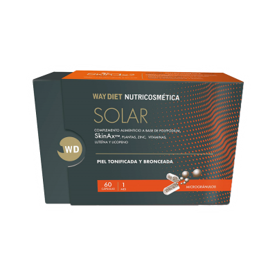 SOLAR 60 Cápsulas de WAY DIET LAB WAY DIET LABORATORIO WDT 00169 Nutricosmética salud.bio