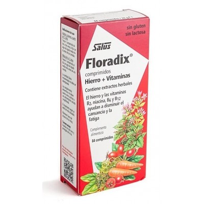 Floradix Hierro + Vitaminas en Comprimidos de Salus Salus 0140007182 Vitaminas y Minerales salud.bio