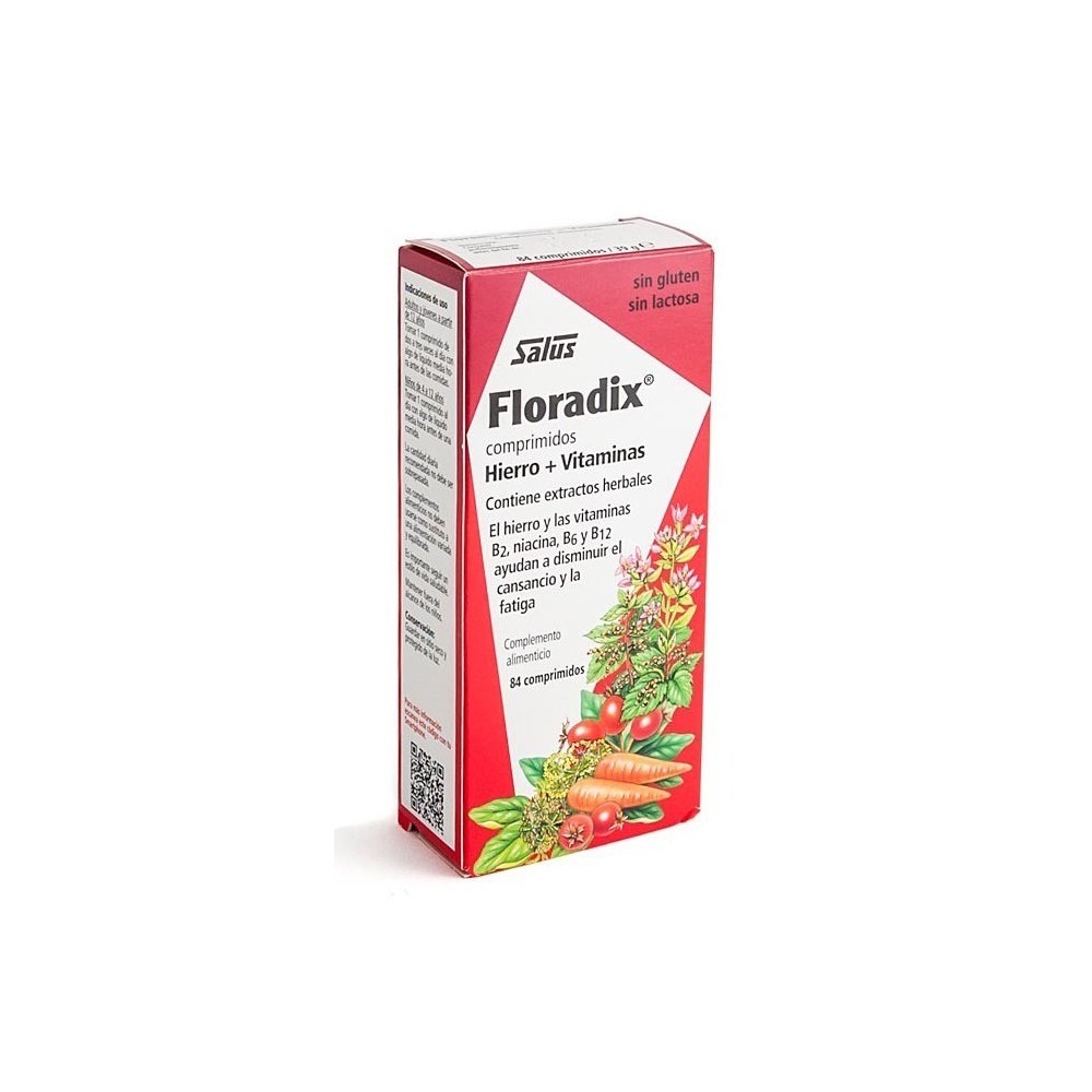 Floradix Hierro + Vitaminas en Comprimidos de Salus Salus 0140007182 Vitaminas y Minerales salud.bio