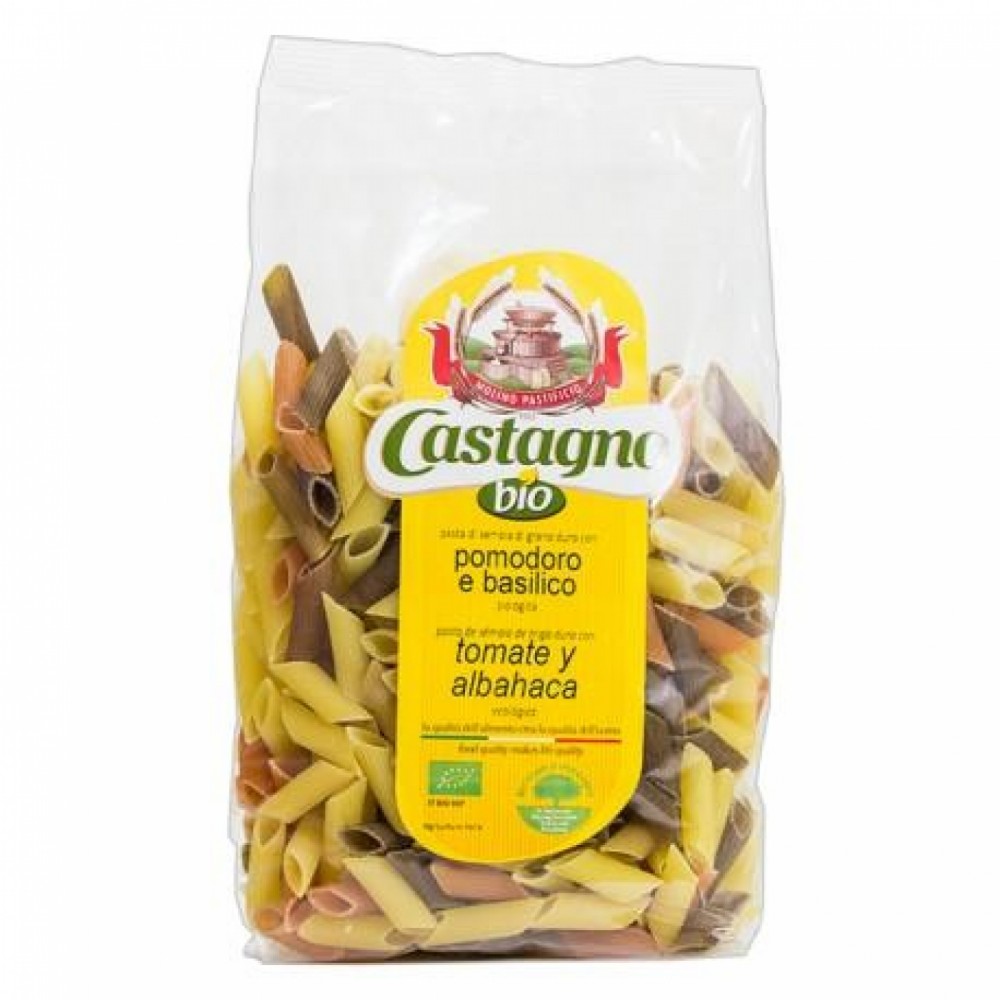 Macarrones ecológicos albahaca y tomate de Castagno Castagno bruno s.a.s. (distribuido por CAL VALLS) DIE-1938 Alimentación s...