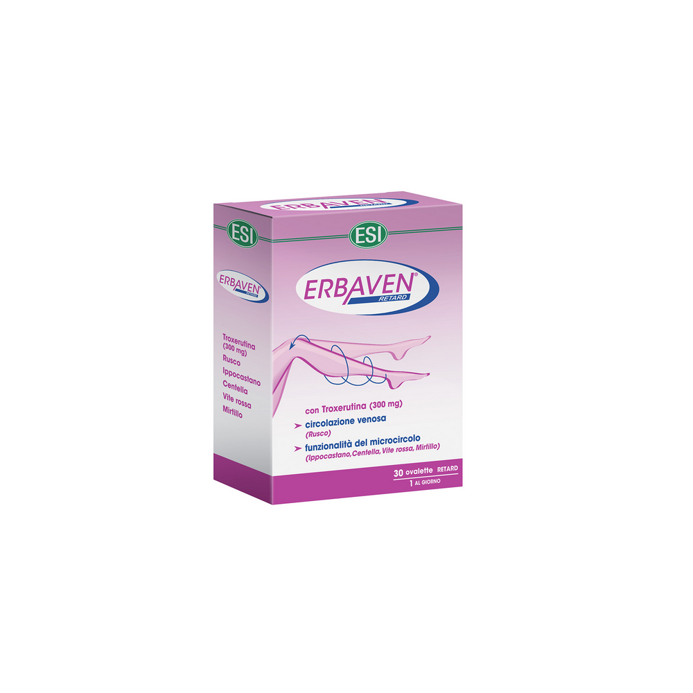 ERBAVEN retard 30 comprimidos de ESI ESI TPD-1901 Sistema circulatorio salud.bio