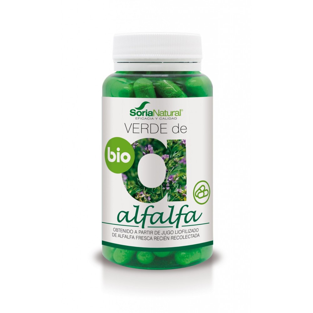Verde de Alfalfa en cápsulas de Soria Natural SORIA NATURAL  Plantas Medicinales salud.bio