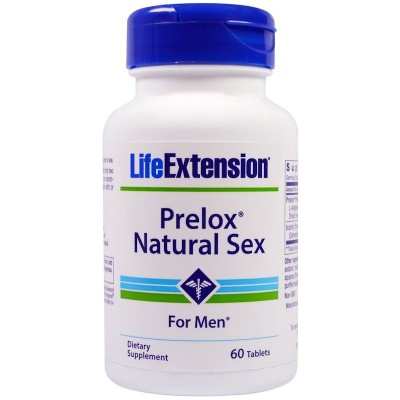 Prelox, sexo natural para hombres, 60 tabletas de Life Extension Life Extension  Libido hombre y mujer salud.bio
