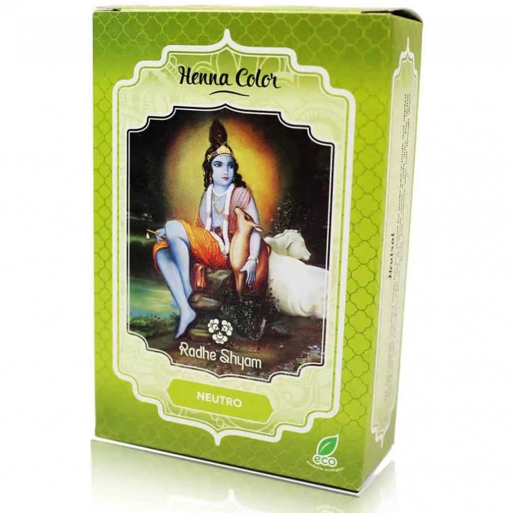 Henna polvo NEUTRO eco 100gr de Radhe Shyam Radhe Shyam S.A.  3101600 Coloración cabello salud.bio