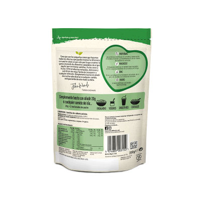 Semillas de Cáñamo Peladas 200g de Linwoods linwoods 221-0074 Super Alimentos salud.bio