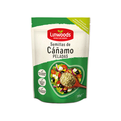 Semillas de Cáñamo Peladas 200g de Linwoods linwoods 221-0074 Super Alimentos salud.bio