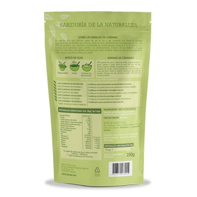 Semillas de Cáñamo BIO sin cáscara 250g de ISWAR iswari 1227-009 Super Alimentos salud.bio