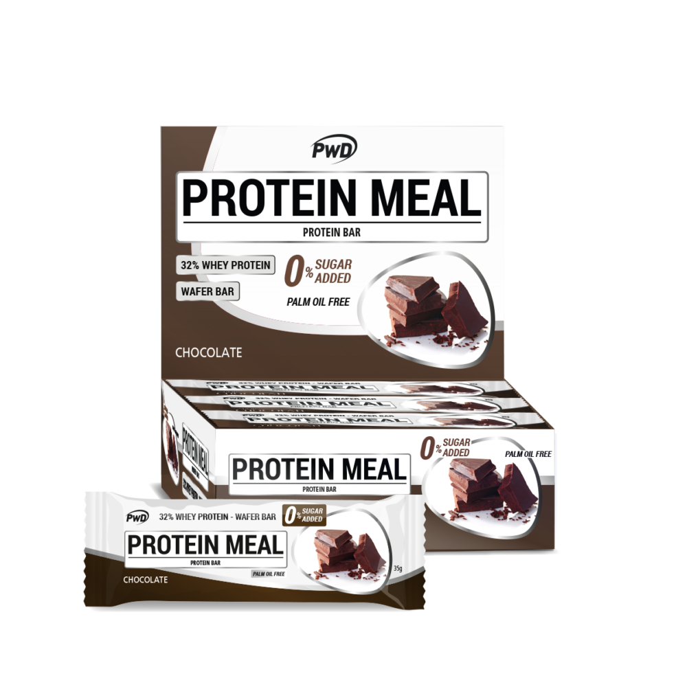 Barrita proteíca sabor Chocolate Negro sin azúcar de PWD PWD NUTRITION SL PWD-890 Proteinas salud.bio