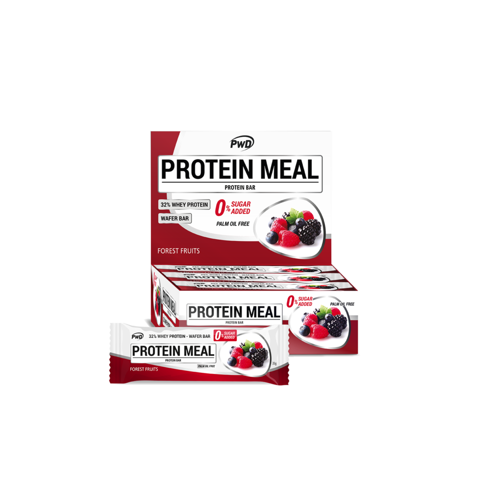 Barrita proteíca sabor Frutos bosque sin azúcar de PWD PWD NUTRITION SL PWD-894 Proteinas salud.bio
