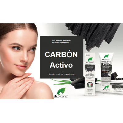 Pasta Dental de Carbon Activo Dr Organic Doctor Organic DR00542A Dentrificos , Pasta de Dientes salud.bio