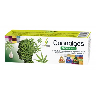 Cannalges CREMA CBD de Novadiet Novadiet NOV-70023 Plantas Medicinales salud.bio
