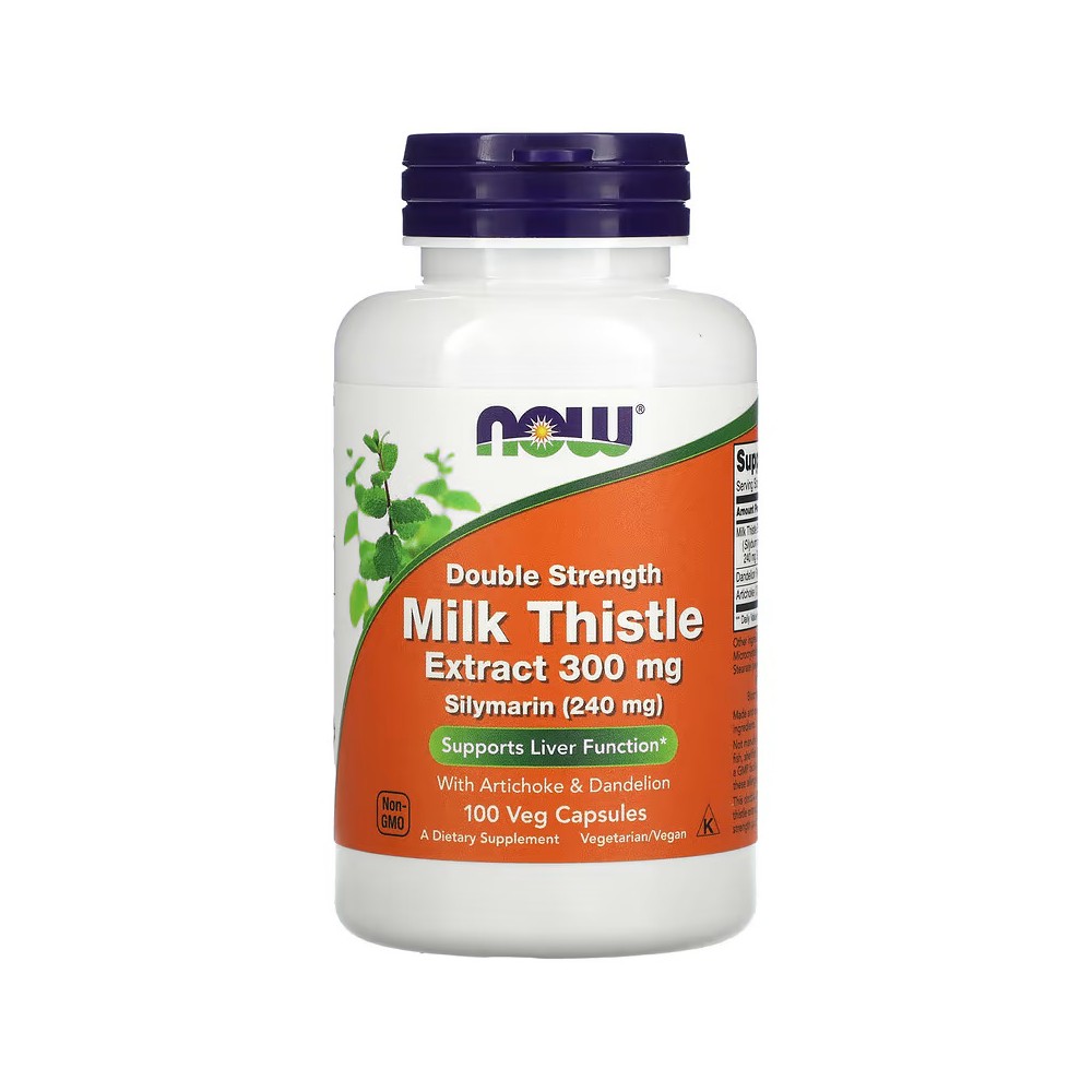 Silimarina con doble concentración, 300 mg de NOW Foods NOW Foods  Higado y sistema hepatobiliar salud.bio