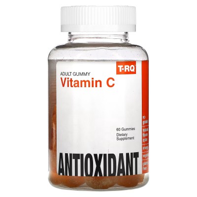 Vitamina C, Antioxidante, Naranja, 60 gomitas (Adultos) de T-RQ T-RQ Zanon USA, Inc. QRT-00129 Vitamina C salud.bio