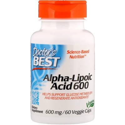 Acido Alfa Lipoico 300mg ó 600mg en (60 ó 180 Cápsulas) de Doctor's Best DOCTOR'S BEST  Complementos Alimenticios (Suplemento...