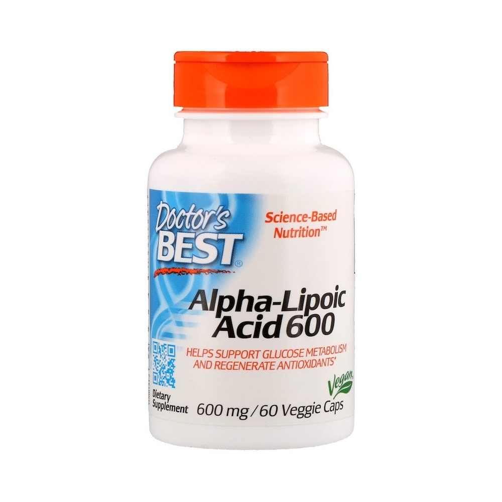 Acido Alfa Lipoico 300mg ó 600mg en (60 ó 180 Cápsulas) de Doctor's Best DOCTOR'S BEST  Complementos Alimenticios (Suplemento...