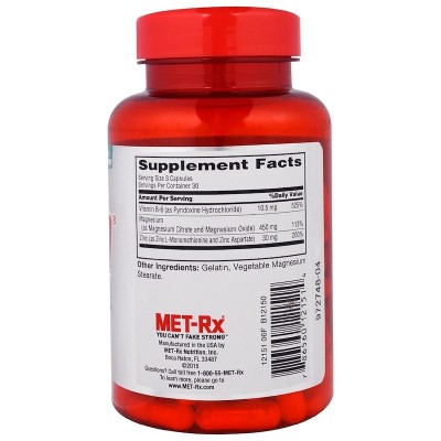 ZMA 90 Cápsulas de MET-Rx MET-Rx MTX-12151 Suplementos Deportivos (Complementos Alimenticios) salud.bio