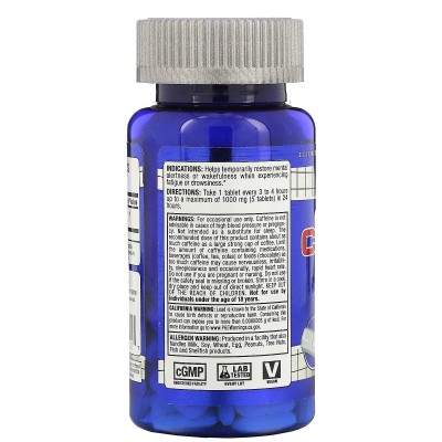 Cafeína, 200 mg, 100 comprimidos de ALLMAX Nutrition ALLMAX Nutrition AMX-12622 Suplementos Deportivos (Complementos Alimenti...