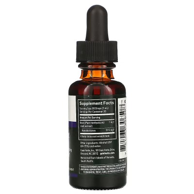 Raíz de kava, 30 ml (1 oz. líq.) de Gaia Herbs Gaia Herbs Faarm GAI-30650 Estados emocionales, ansiedad, estrés, depresión, r...