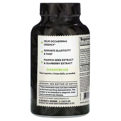 Fuerza para la vejiga, 60 cápsulas vegetales de Crystal Star Crystal Star CSR-00022 Bienestar urinario. Ayuda en el bienestar...