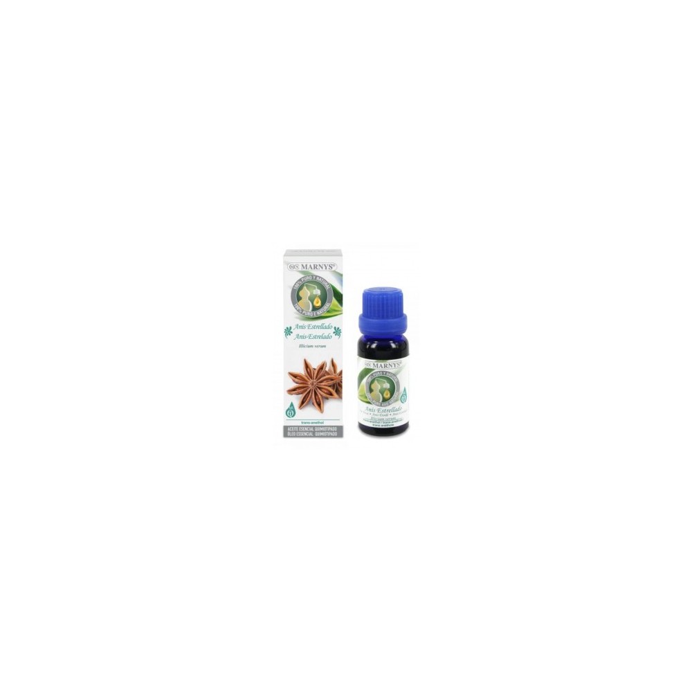Aceite esencial de Anis Estrellado Marnys 15 ml Marnys AA001 Aceites esenciales uso interno salud.bio