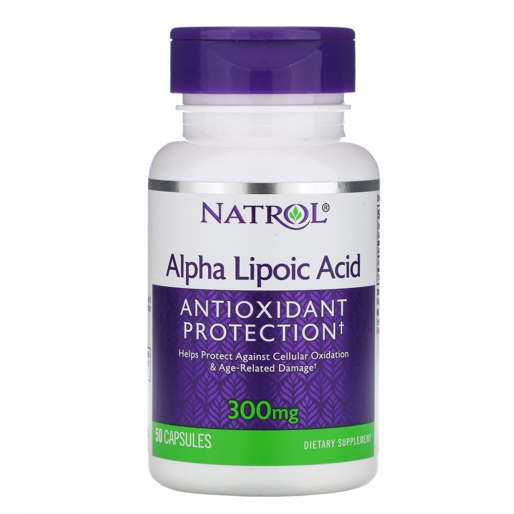 Ácido Alfa Lipoico 300mg 50 Cápsulas de Natrol DOCTOR'S BEST NTL-00312 Antioxidantes salud.bio