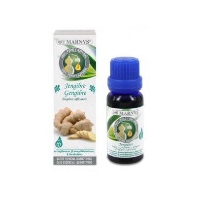 Aceite Esencial de Jengibre Marnys 15 ml Marnys AA013 Aceites esenciales uso interno salud.bio