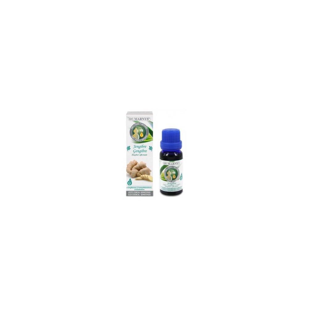 Aceite Esencial de Jengibre Marnys 15 ml Marnys AA013 Aceites esenciales uso interno salud.bio