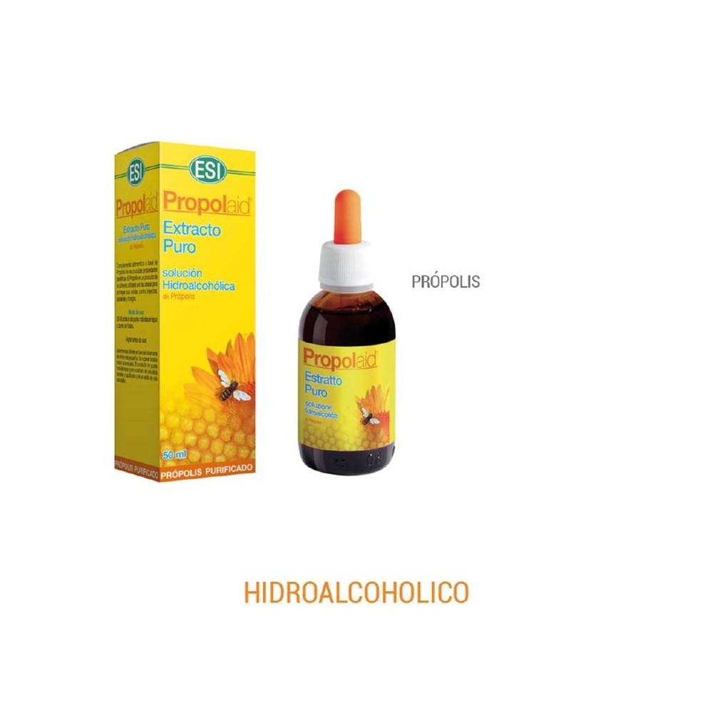 Propolaid extracto puro Propóleo 50ml hidroalcólico de ESI ESI LABORATORIOS ESI-21010401 Acción benéfica garganta y pecho sal...