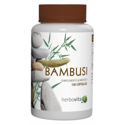Bambusi 180 Cápsulas de Herbovita Herbovita 561-0016 Articulaciones, Huesos, Tendones y Musculos, componen el Aparato Locomot...