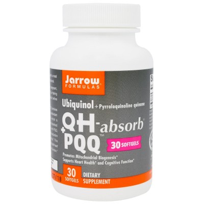 Ubiquinol (QH) + PQQ, 30 ó 60 Perlas de Jarrow Formulas Jarrow Formula  Inicio salud.bio