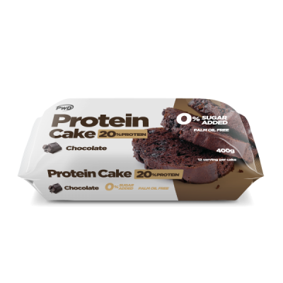 Bizcocho Proteico (PROTEIN CAKE 400gr.) SIN AZUCAR de PWD PWD NUTRITION SL  Proteinas salud.bio