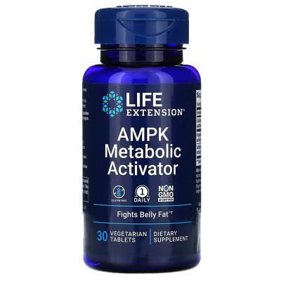 Activador metabólico de la AMPK, 30 comprimidos vegetales de Life Extension Life Extension LEX-22073 Control de Peso salud.bio