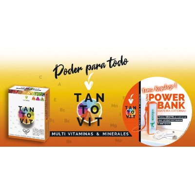 Tantovit multivitaminico 30 comprimidos de Novadiet Novadiet NOV-52080 Vitaminas y Minerales salud.bio