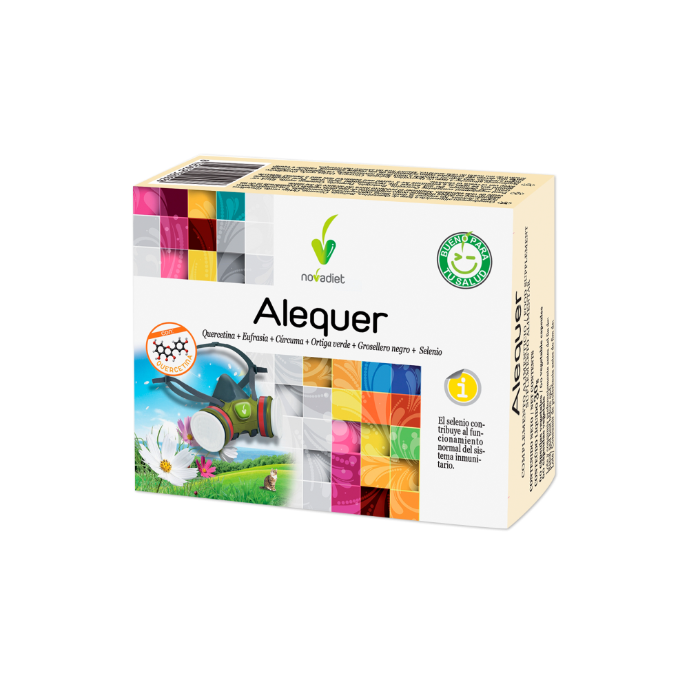 Alequer con quercetina (alergias) de Novadiet Novadiet NOV-52092 Sistema inmunitario salud.bio