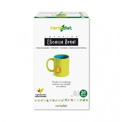 Herbodiet Eficacia Renal infusión de novadiet Novadiet NOV-00507 Bienestar urinario. Ayuda en el bienestar urinario. salud.bio