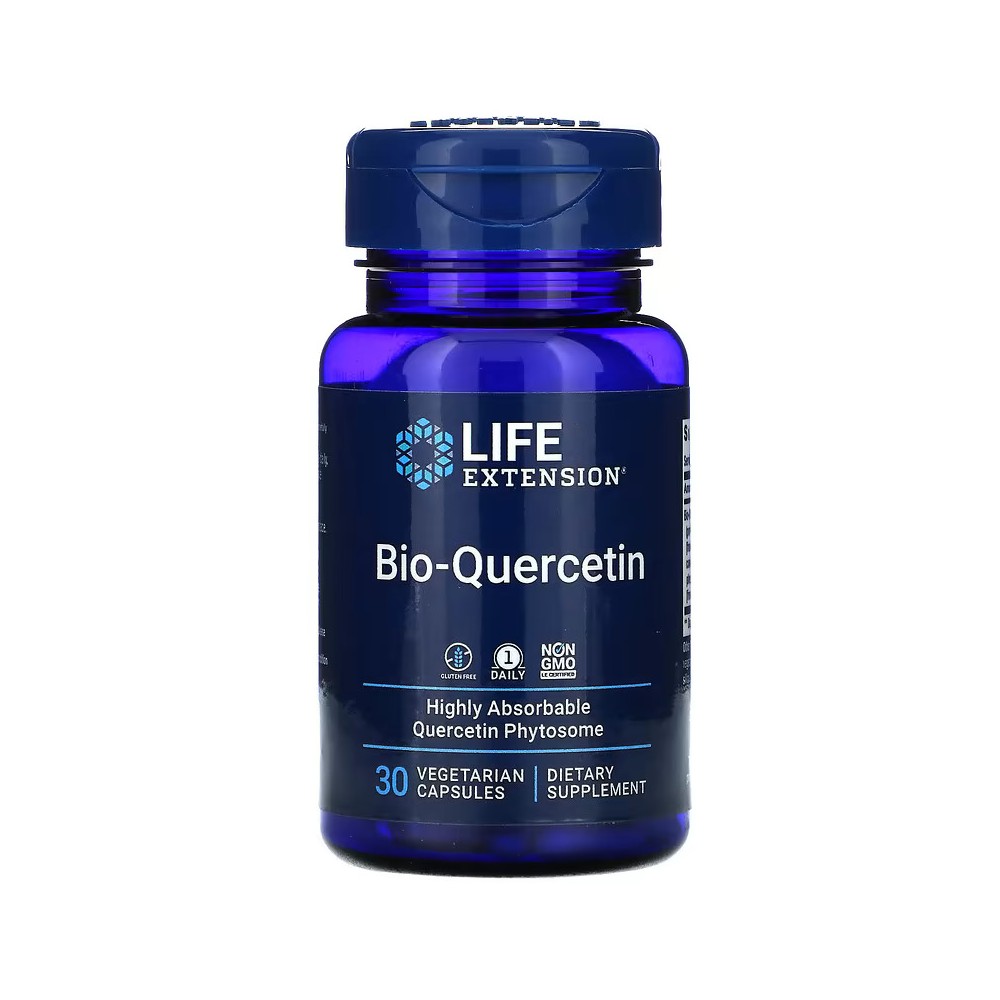 Bioquercetina, Suplemento alimentario, 30 cápsulas vegetales de Life Extension Life Extension LEX-23023 Antioxidantes salud.bio