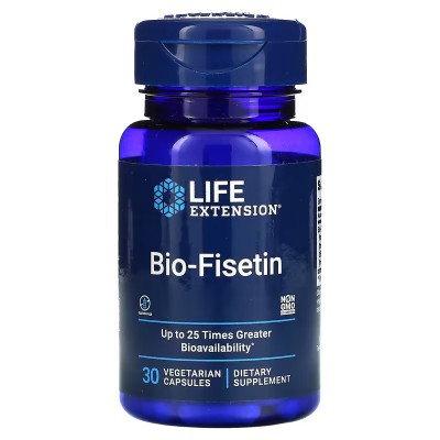 Biofisetina, 30 cápsulas vegetales de Life Extension Life Extension LEX-24143 Antioxidantes salud.bio