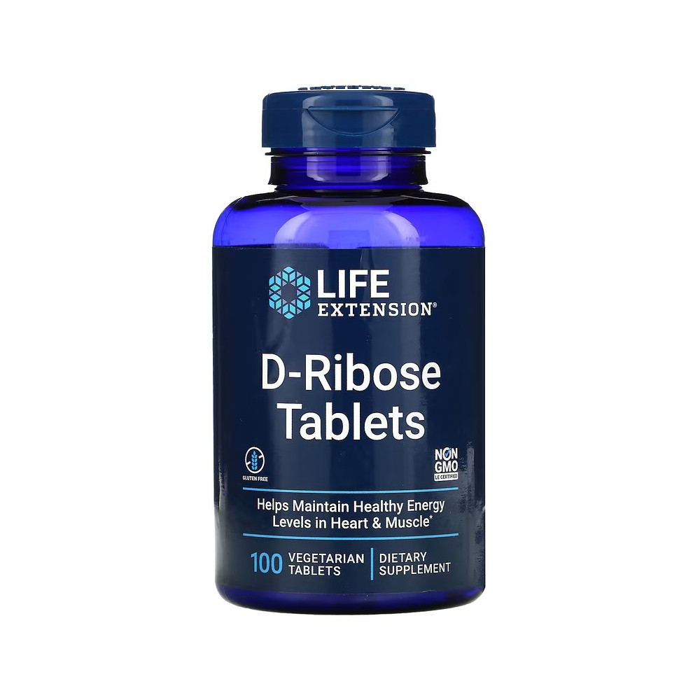 D-Ribose Nicotinamide Riboside 1020mg, 100 comp. de Life Extension Life Extension LEX-14733 Patologías e indicaciones salud.bio