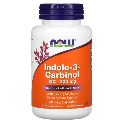 Indol-3-carbinol, 200 mg, 60 cápsulas vegetales de NOW Foods NOW Foods NOW-03056 Suplementos Deportivos (Complementos Aliment...