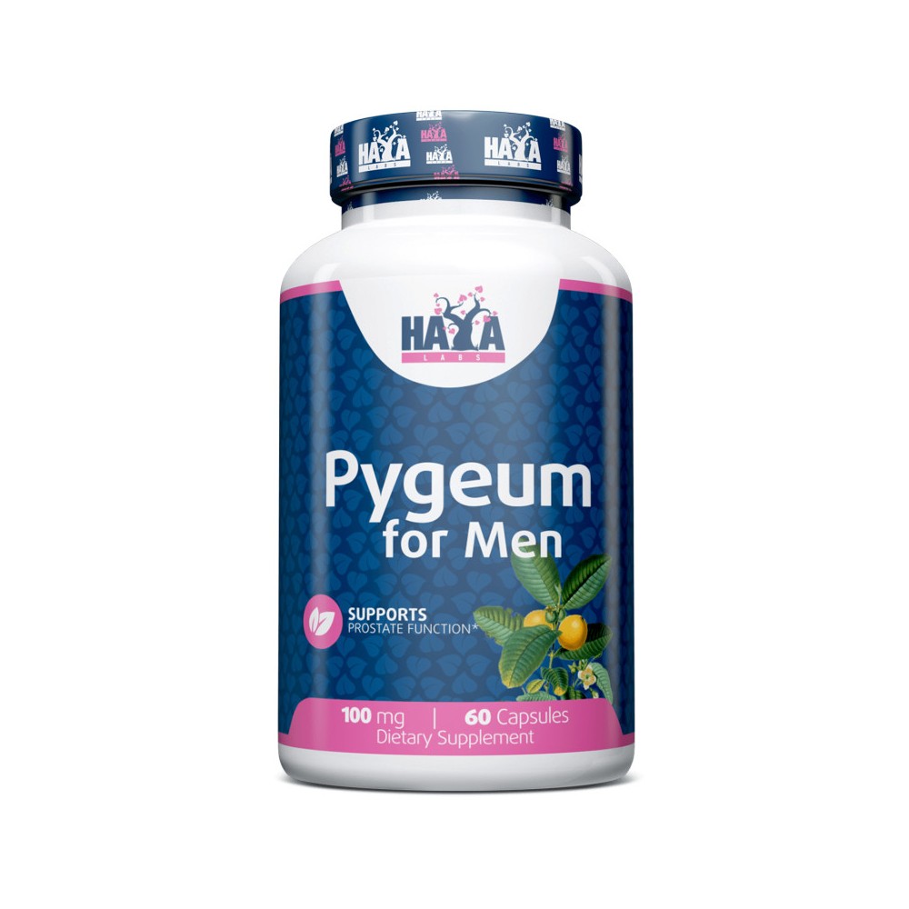 Pygeum para Hombres 100mg. refuerzo de la próstata - 60 perlas de Haya labs Haya Labs LLC HAY-85804007052 Bienestar urinario....