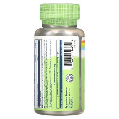 Uva Ursi (Gayuba) 460 mg, 100 cápsulas vegetales de Solaray SOLARAY SOR-01620 Bienestar urinario. Ayuda en el bienestar urina...