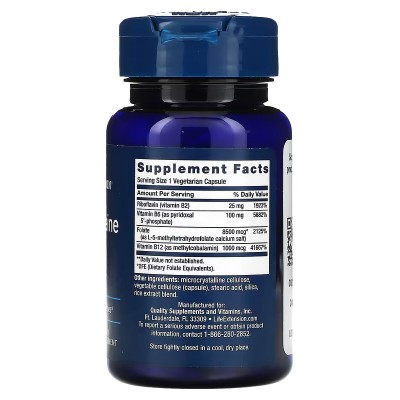 Refuerzo de homocisteína, 60 cápsulas vegetales de Life Extension Life Extension LEX-21216 Sistema circulatorio salud.bio